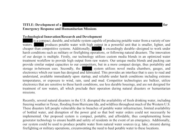craft a nsf sbir phase I proposal